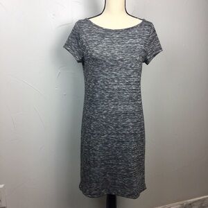 Loft Short sleeve gray Tunic Dress size S